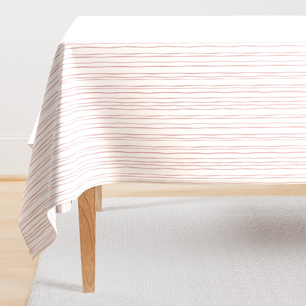 Narrow Blush Stripe