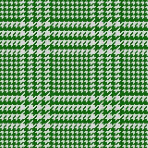 Houndstooth grass green knit Christmas plaid Wallpaper