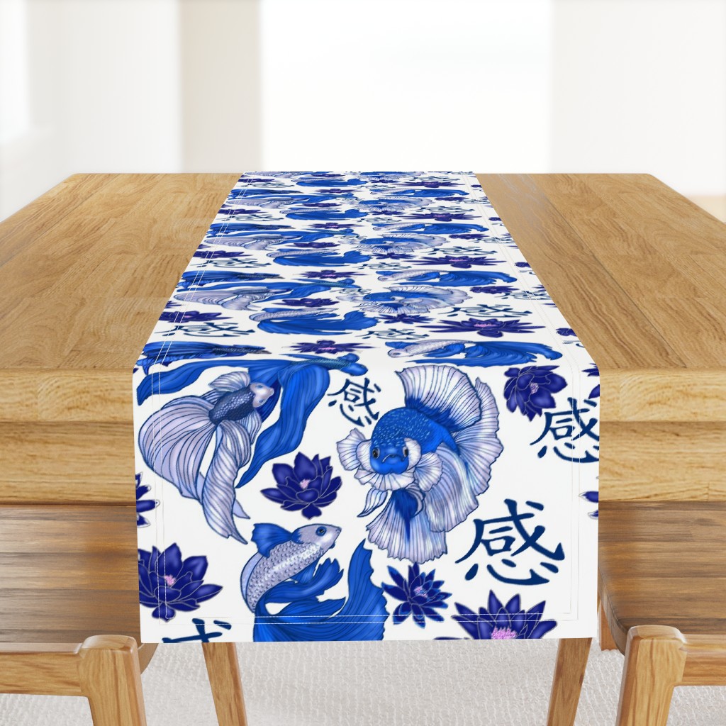 Chinoiserie Fighting Fish large print