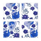 Chinoiserie Fighting Fish large print