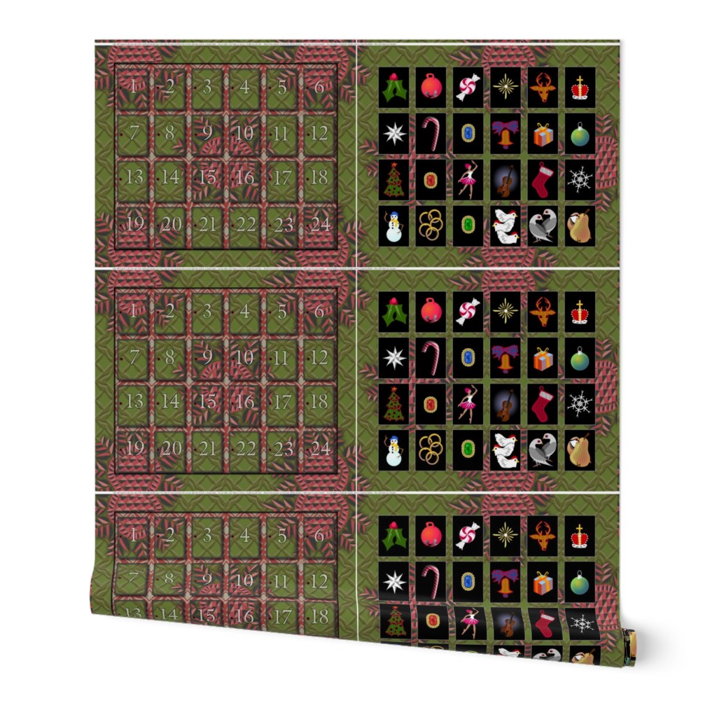 ADVENT CALENDAR - set of two per yard