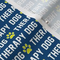 Therapy Dog Blue Paws