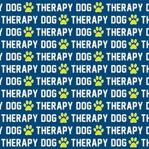 Therapy Dog Blue Paws