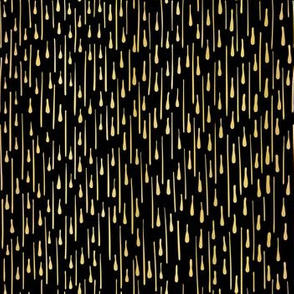 Luxury Black Gold Party Streamers Pattern Seamless Vector