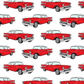 Classic Car - Sedan - 50s 60s - red