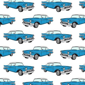 Classic Car - Sedan - 50s 60s -  blue