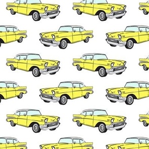 Classic Car - Sedan - 50s 60s - yellow