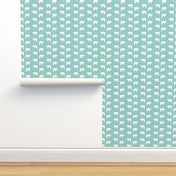 Polar Bear Pattern on Mint background