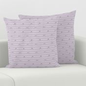 Knotted Stripe in Lavender Ice