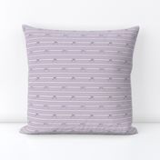 Knotted Stripe in Lavender Ice