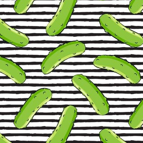 pickles - black stripes