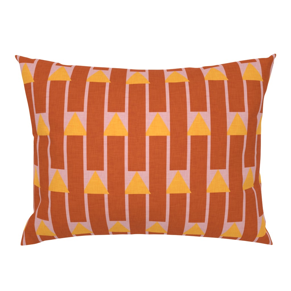 Pencil Pattern Orange