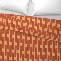 Pencil Pattern Orange