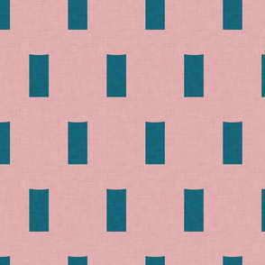 Minimal Rectangle pattern pink and blue