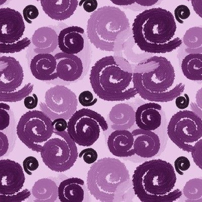 Purple Spirals