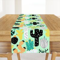 Cactus Crazy in Mint - Large Scale