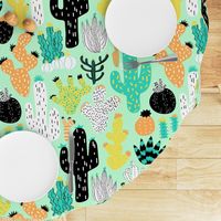 Cactus Crazy in Mint - Large Scale