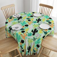 Cactus Crazy in Mint - Large Scale