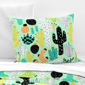 Cactus Crazy in Mint - Large Scale