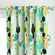 Cactus Crazy in Mint - Large Scale