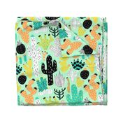 Cactus Crazy in Mint - Large Scale