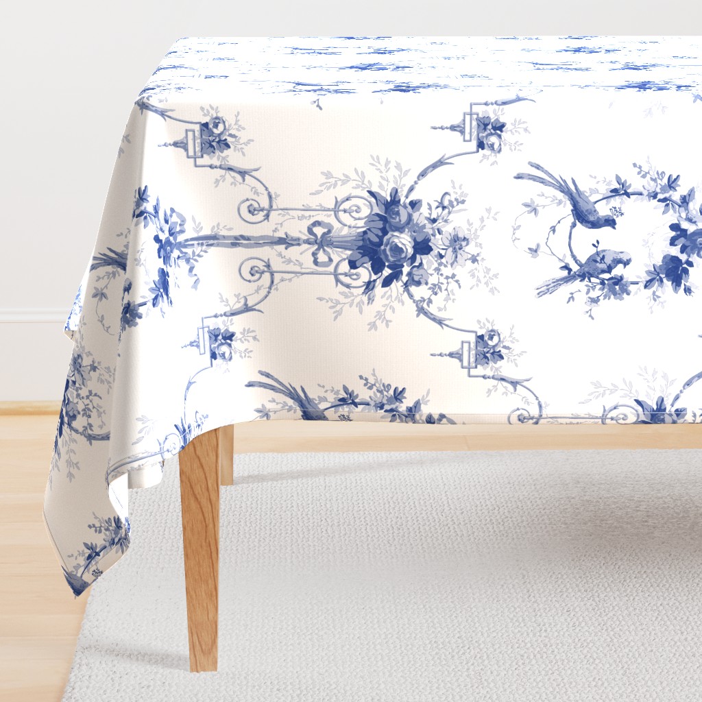 McCallister Toile  ~ Willow Ware Blue and White 