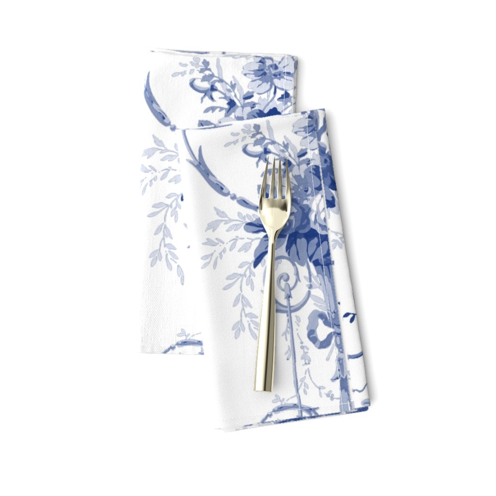 McCallister Toile  ~ Willow Ware Blue and White 