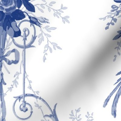 McCallister Toile  ~ Willow Ware Blue and White 