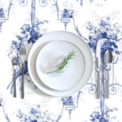 McCallister Toile  ~ Willow Ware Blue and White 