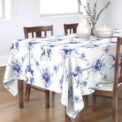 McCallister Toile  ~ Willow Ware Blue and White 