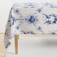 McCallister Toile  ~ Willow Ware Blue and White 