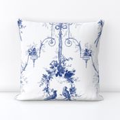 McCallister Toile  ~ Willow Ware Blue and White 