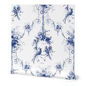 McCallister Toile  ~ Willow Ware Blue and White 