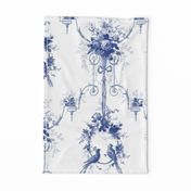 McCallister Toile  ~ Willow Ware Blue and White 