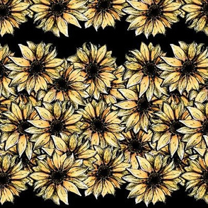 Dark Edged Sunflower Stripe