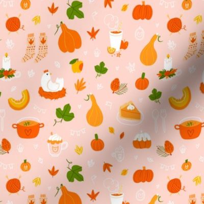 Cozy autumn pattern