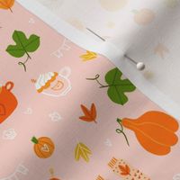 Cozy autumn pattern