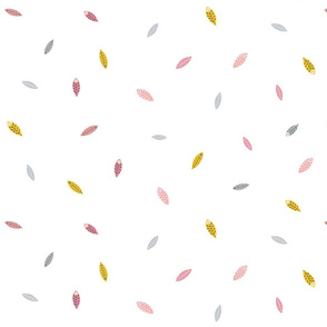 Print 1 feathers repeat autumn winter 2018-2019 girl pink and yellow and white background 150 dpi