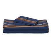 Multi-Stripes Brown - Navy Blue