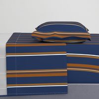 Multi-Stripes Brown - Navy Blue