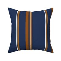 Multi-Stripes Brown - Navy Blue