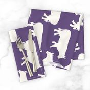 Cow Sides - H White, Purple - Rotated