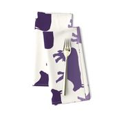 Cow Sides - Purples - H White - Rotated