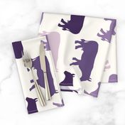 Cow Sides - Purples - H White - Rotated