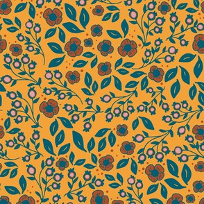 Limited Color Floral, Yellow