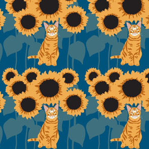 Sunflower Cat