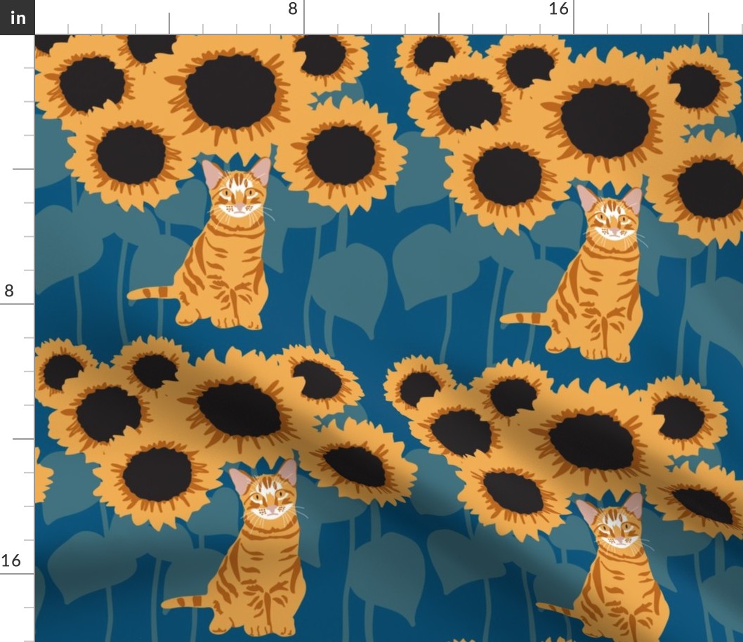 Sunflower Cat