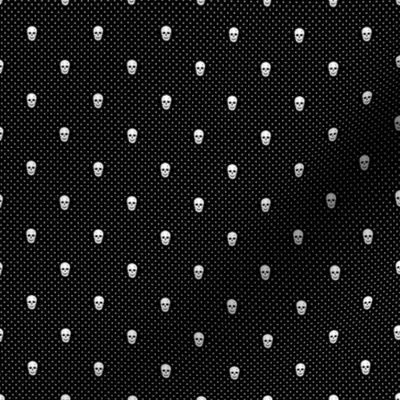 Moriarty Skull Polka Dots (Black)