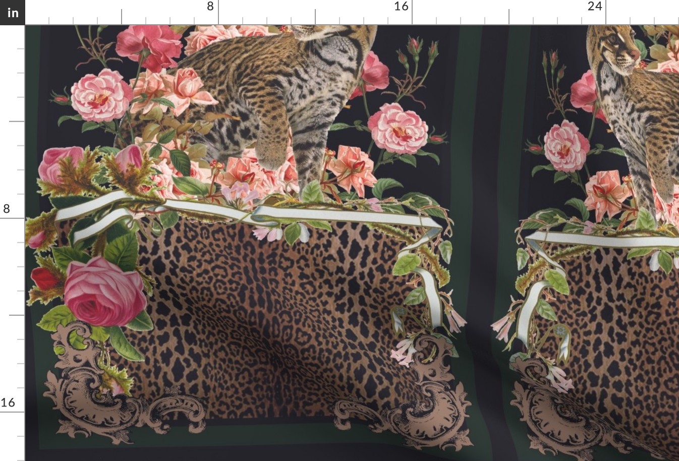 Ocelot in the Roses