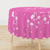 Large Breezy Hand-Painted Daisies | Azalea Pink